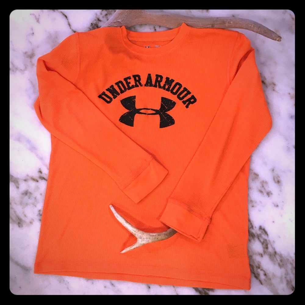 Under Armor Orange safety shirt!
